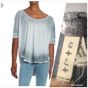 Free People oversized Saturn T shirt